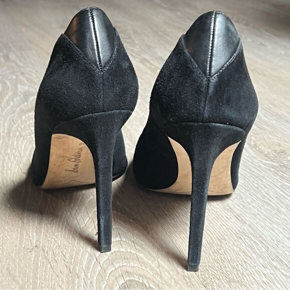 Sam Edelman Dea Black suede Pointed Toe High Heel 10 - Picture 7 of 10